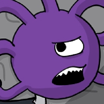 Bee is a purple, round, floating creature, with one eye in the center of their
